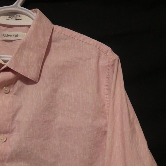 CALVIN KLEIN | large | button down dress shirt | 100% Cotton | GUC - Picture 5 of 14